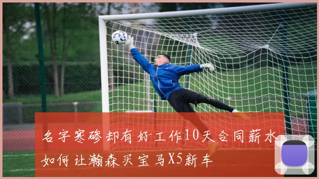名字寒碜却有好工作10天合同薪水如何让瀚森买宝马X5新车
